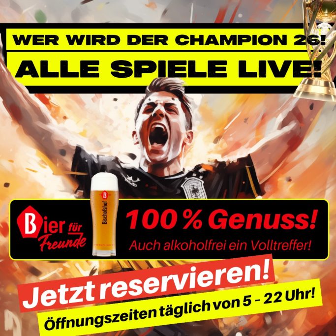 Wer wird der Champion 26? Wer wird der Champion 26?