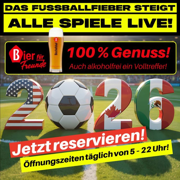 FUSSBALLFIEBER IM LOK.IN! FUSSBALLFIEBER IM LOK.IN!