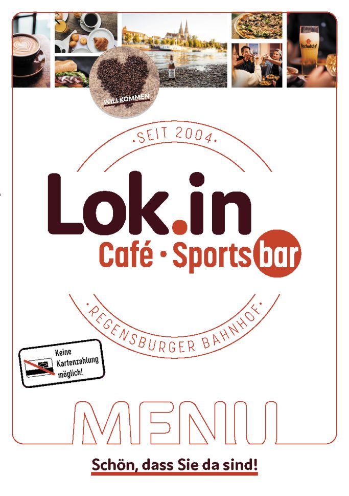 Speisekarte Lokin Café •&nbsp;Sportsbar